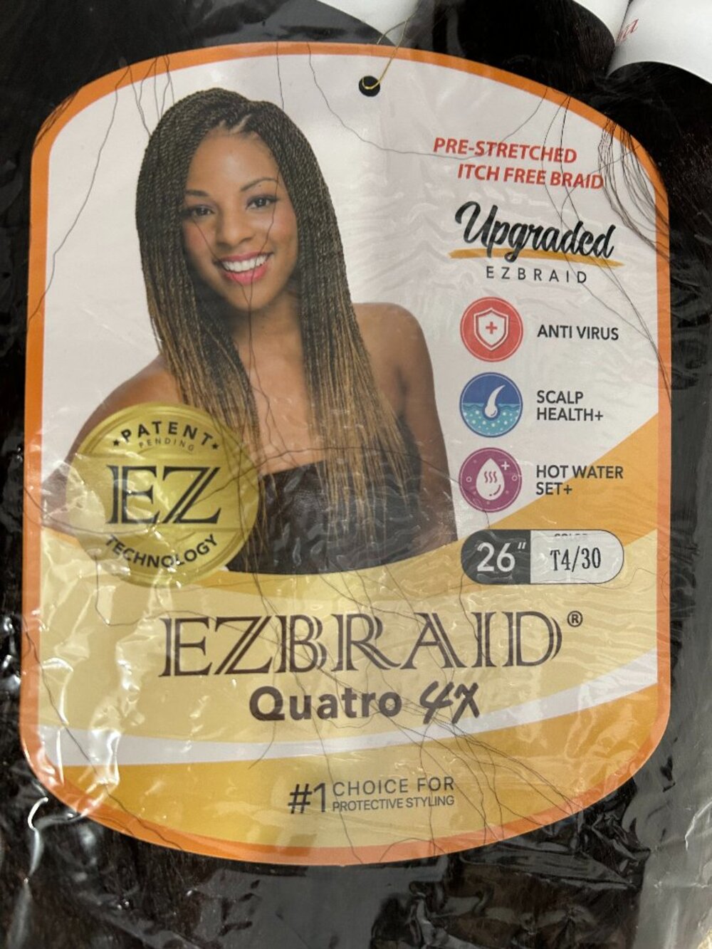 EZBraid Pre-stretched braid 4pcs 26inches T4-30 color Spectra-fiber New